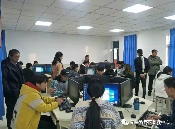 牧野区职业教育中心速录比赛(图1)
